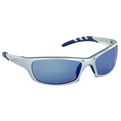 SAS542-0209 image(1) - SAS Safety GTR Safety Glases w/ Silver Frames and Ice Blue Mirror Lens in Polybag