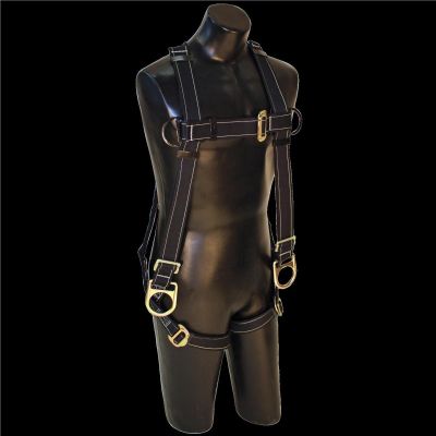 SRW802552 image(0) - FALL SAFE Safety Harness - A-SERIES NOMEX / KEVLAR WEB - Nomex / Kevlar Vest-Style Positioning - Back / Side, Pass Through, Pass Through - Size: 2XL