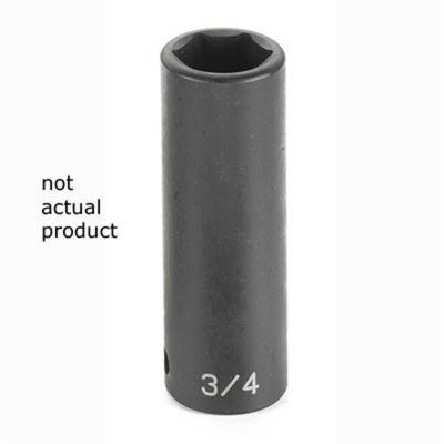 GRE2064D image(1) - Grey Pneumatic 1/2" Drive x 2" Deep Socket