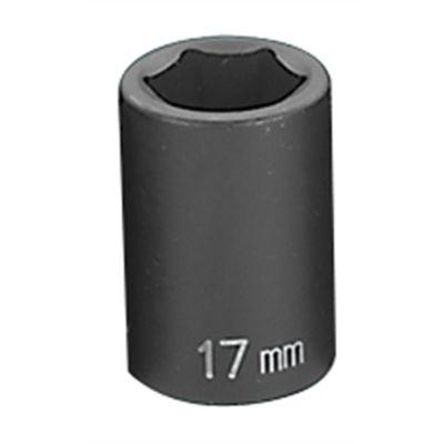 GRE2017M image(0) - Grey Pneumatic 1/2" Drive x 17mm Standard Socket