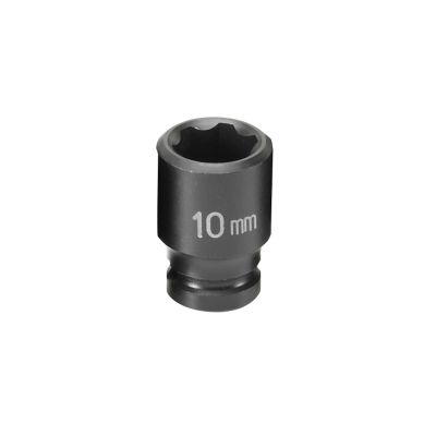 GRE910MS image(0) - Grey Pneumatic 1/4" Surface Drive x 10mm Standard  Socket