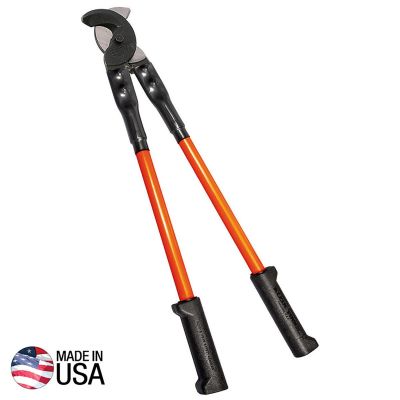KLE63041TH image(0) - Klein Tools 25-Inch Cable Cutter with Protective Sleeve
