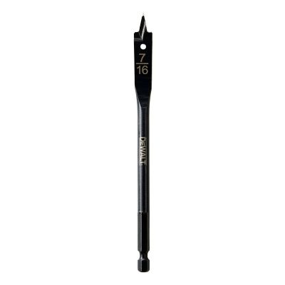 DWTDW1573 image(0) - DEWALT Drill Bit, Spade, 7/16 Inch X 6 Inch