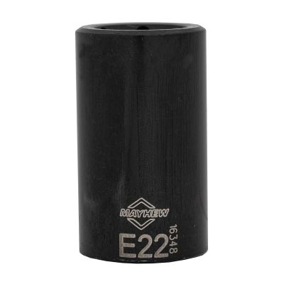 MAY16348 image(0) - Mayhew Mayhew E22 Inverted Torx&reg; Socket Bit, 1/2-Inch Drive