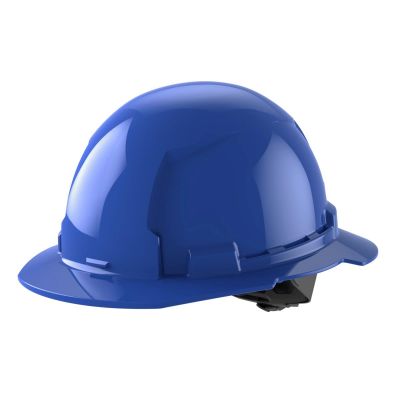 MLW48-73-1105 image(0) - Milwaukee Tool BOLT Blue Full Brim Hard Hat w/4pt Ratcheting Suspension (USA) - Type 1, Class E