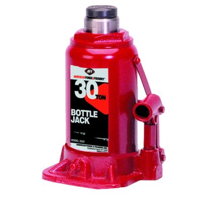 INT3530 image(0) - American Forge & Foundry Bottle Jack - 30 Ton Capacity - Manual - Heavy Duty