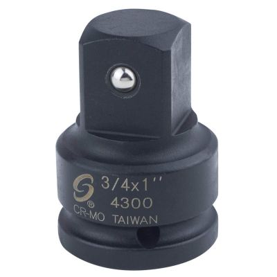 SUN4300 image(0) - SUNEX SOCKET ADAPTER IMPACT 3/4" FEMALE 1" MALE