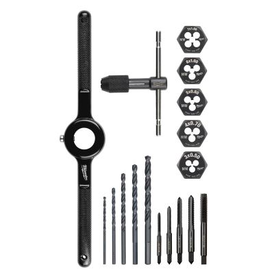MLW49-22-5601 image(0) - Milwaukee Tool 17PC Metric Tap and Die Set