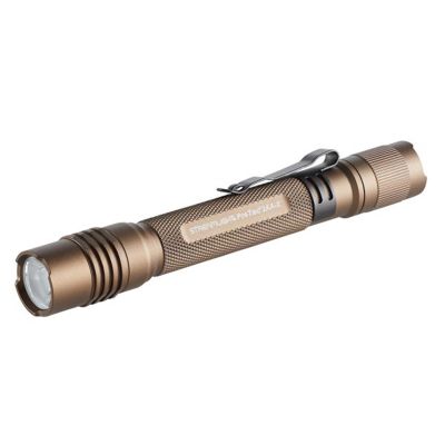STL88137 image(0) - Streamlight 550 Lumen ProTac 2AA-X USB Flashlight &hyphen; Includes holster, rechargeable lithium polymer battery pack, and USB-C cord  - Coyote