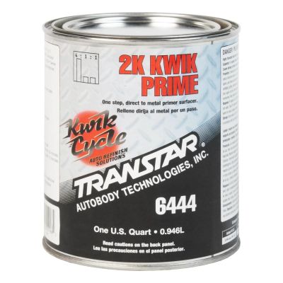 TRP6444 image(0) - Transtar Autobody Products 6444 - 2K Kwik Primer - 1 qt Can - Gray - 4:1 or 4:1:1 Mixing