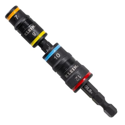 KLE32933KIT image(0) - Klein Tools Impact-Rated Flip Socket Set, SAE and Metric