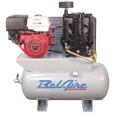 IMC3G3HHL image(0) - IMC (Belaire) 13 HP 30 Gallon 175 PSI Air Compressor 13 HP Honda GX 390 Gas Drive 30 Gallon Horizontal 175 PSI 22 CFM T39 Pump