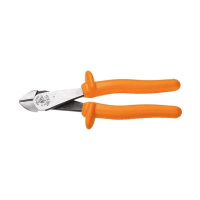 KLED2288INS image(0) - Klein Tools Diagonal Cutting Pliers, Insulated, High Leverage, 8-Inch