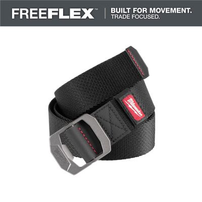 MLWM760B-XL image(0) - Milwaukee Tool FREEFLEX Nylon Webbing 1.5 Inch Belt - Black - Extra Large