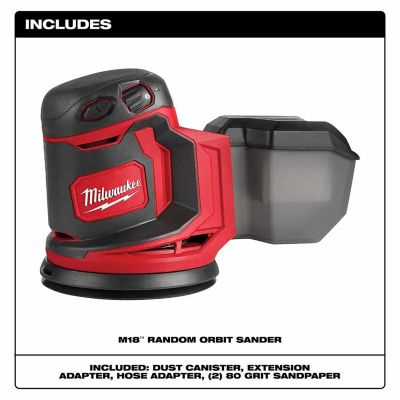 MLW2648-20 image(1) - Milwaukee Tool M18&trade; Random Orbit Sander (Bare Tool)