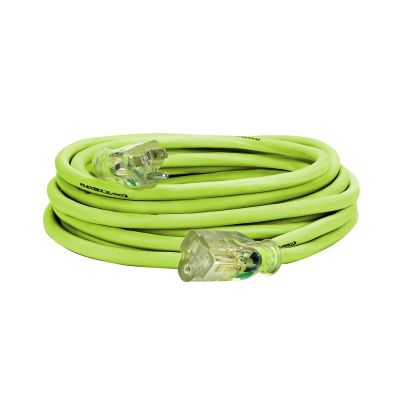 LEGFZ512725 image(0) - Legacy Manufacturing Flexzilla Pro Extension Cord, 14/3 AWG SJTW, 25', Outdoor, Lighted Plug
