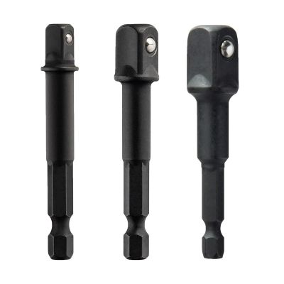 DWTDWAFADPTFT3 image(0) - DeWalt 3 Piece FlexTorq Socket Adapter Set 1/4 Inch 3/8 Inch 1/2 Inch