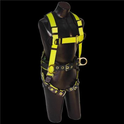 SRW812500 image(0) - FALL SAFE Safety Harness - IRONMAN Series - Construction-Style Positioning - Back / Side, Pass Through, Tongue Buckle - Size: 2XL