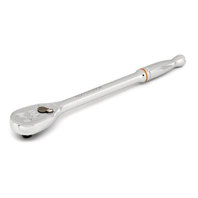 KDT81028T image(1) - GearWrench 1/4 Inch Drive 90-Tooth Long Handle Teardrop Ratchet 6 Inch