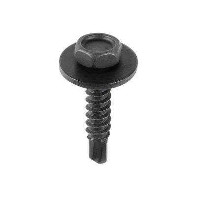AVC15775 image(0) - AUVECO 15775 Hex Head Sems Teks Point Tapping Screw, M4.2 x 1.41 mm Screw x 20 mm L, Phosphate