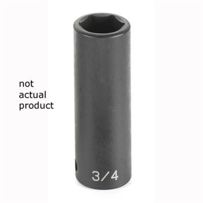 GRE2070D image(0) - Grey Pneumatic 1/2" Drive x 2-3/16" Deep Socket