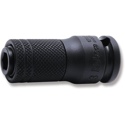 KKN13142-F6-3 image(0) - Ko-ken USA 13142-F6.3 3/8 Sq. Dr. Bit Holder 1/4 Hex Length 45mm Locking Quick Release