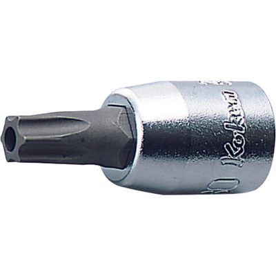 KKN2025.28-T20 image(0) - Ko-ken USA 2025.28-T20 1/4 Sq. Dr. TORX&Acirc;&reg; T20 Bit Socket - Length 28mm