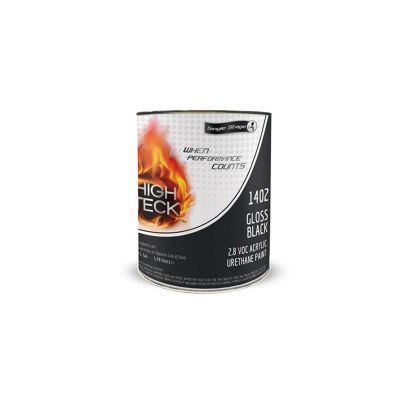 HIT1402-1 image(0) - High Teck Products 1402-1 Series 1400 Acrylic Urethane Factory Pack 2K Single Stage Paint, 1 gal, Black