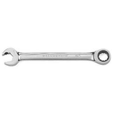 KDT85574 image(0) - GearWrench 7/16 Inch 72-Tooth 12 Point Open End Ratcheting Combination Wrench