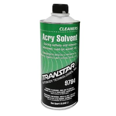 TRP9784 image(0) - Transtar Autobody Products 9784 - Acry Solvent Adhesive Cleaner - 1 Quart Can - Clear - Form - Liquid