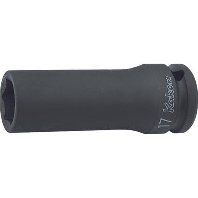 KKN14300A-5-8 image(0) - Ko-ken USA 14300A-5/8 1/2 Sq. Dr. Socket 5/8 6 point Length 80mm