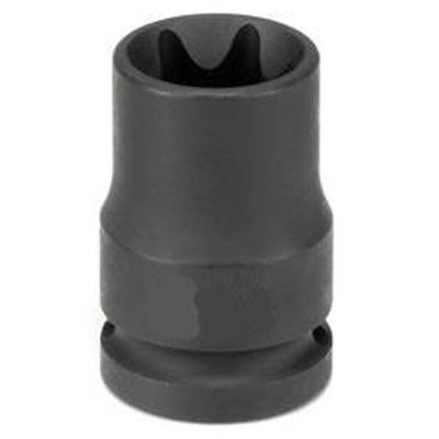 GRE2120ET image(0) - Grey Pneumatic 1/2" Drive x E20 External Star Impact Socket