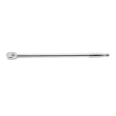 KDT81364XP image(0) - GearWrench 1/2 Inch Drive 120XP Full Polish Chrome Extra Long Handle Teardrop Ratchet