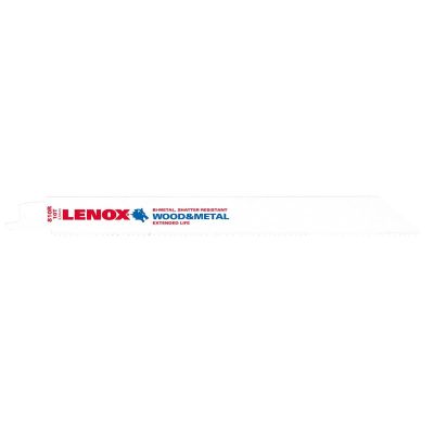 LEX20580 image(1) - Lenox Tools Reciprocating Saw Blades, 810R, Bi-Metal, 8 in. Lo