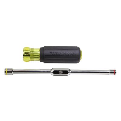 KLE65038A image(0) - Klein Tools 6-Inch Impact Driver and Socket Extension Bar Set, 4-Piece