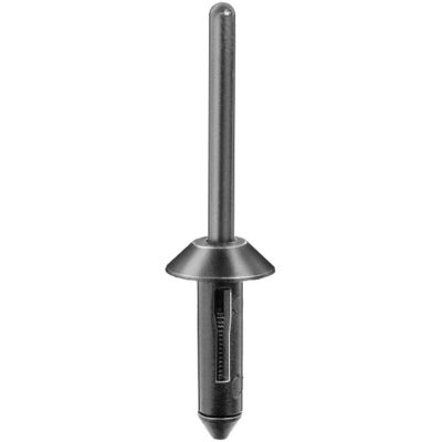 AVC13747 image(0) - AUVECO 13747 Type 1 Expansion Rivet, 13/64 in Dia Hole x 1-7/8 in OAL x 1/16 to 11/64 in Grip Range, Nylon, Black