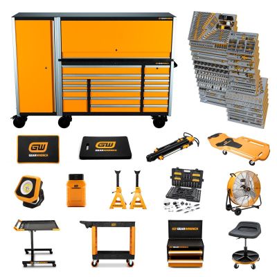 KDTMEGAMOD1629 image(0) - GEARWRENCH 1629 Piece MEGAMOD Mechanics Tool Set in Premium Modular Foam Trays with Tool Storage & Shop Equipment