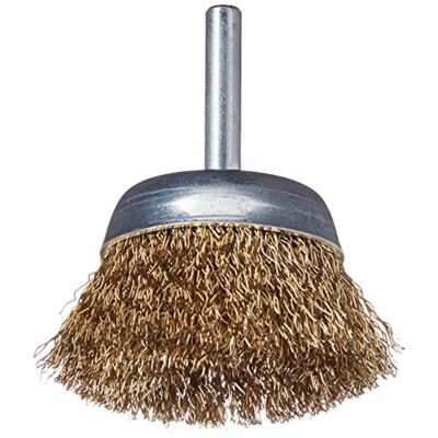 KTI79215 image(1) - K Tool International Brush 2 Inch Crimped Cup Coarse