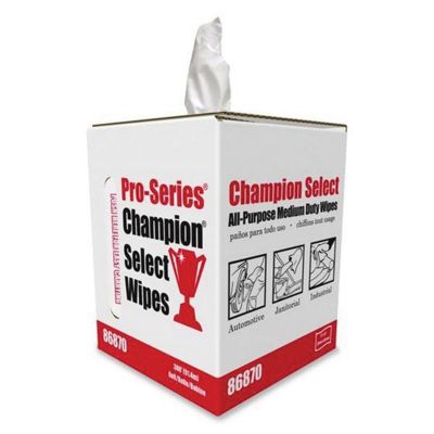 MDI86870 image(0) - MDI Pro-Series Champion 86870 All Purpose Cleaning Wipes, 300, 12 in L x 9 in W, DRC, White