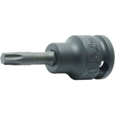 KKN13025-50-T40 image(0) - Ko-ken USA 13025.50-T40 3/8 Sq. Dr. TORX T40 Bit Socket - Length 50mm