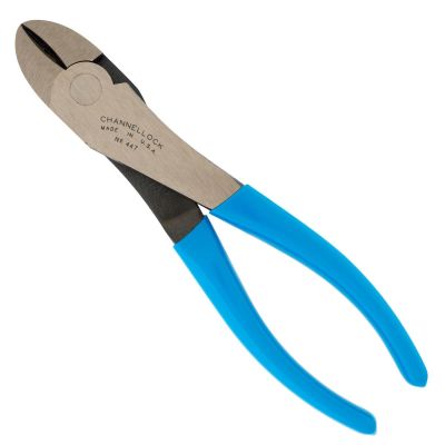 CHA447 image(0) - Channellock 447 8 Inch High Leverage Curved Diagonal Cutting Pliers