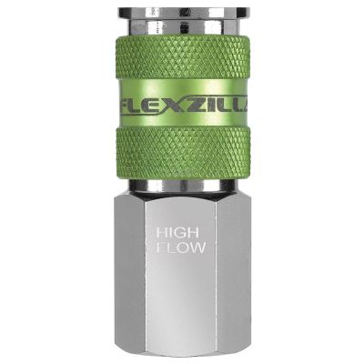 LEGA53416FZ image(0) - Legacy Manufacturing Flexzilla Pro High Flow Coupler, 1/4" Body, 1/4" FNPT