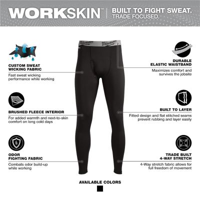 MLW441B-2X image(1) - Milwaukee Tool WORKSKIN  Baselayer Pants