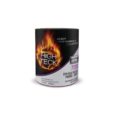 HIT7330-1 image(0) - High Teck Products 7330-1 2K High Solids Urethane Primer, 1 gal, Gray, 3.43 lb/gal VOC, 4:1 Mixing