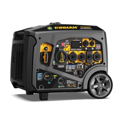 FRGWT06375 image(0) - Firman 7850 / 6300 Watt Tri-Fuel Inverter Portable Generator with Electric Start, 120 / 240V, Parallel Ready, CO Alert