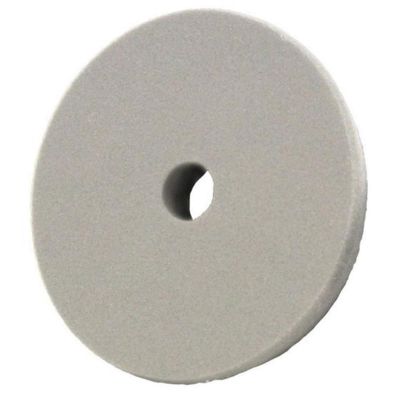 PES890194 image(0) - Presta PACE 890194 Single Sided Heavy Cut Cutting Pad, 6-1/2 in Dia, Hook and Loop Attachment, Foam Pad, Gray