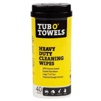FDPTW40 image(1) - Tub O' Towels Tub O' Towels Heavy Duty Cleaning Wipes, 40 count