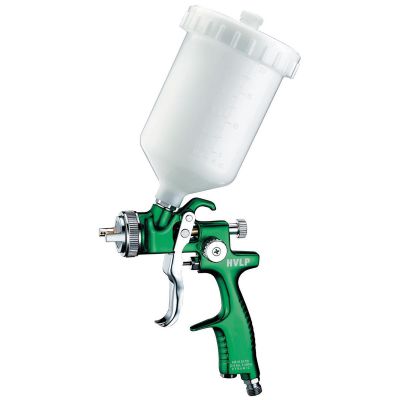 ASTEUROHV103 image(1) - Astro Pneumatic EuroPro Forged HVLP 1.3mm Spray Gun w/ Plastic Cup