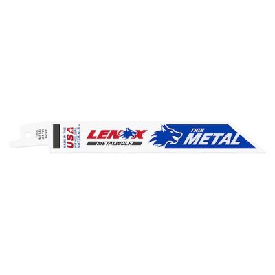 LEX20568624R image(0) - Lenox Tools 6 Inch 24 TPI Bi-Metal Reciprocating Saw Blades - 5 Pack