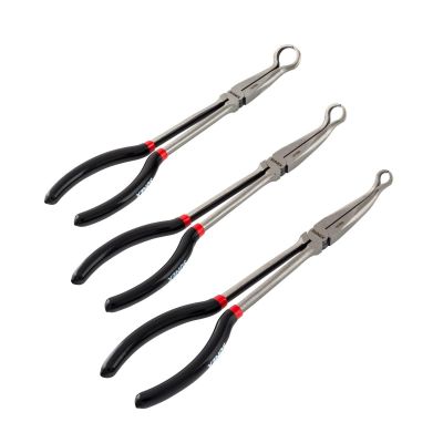 SUNSXHGSL3 image(0) - SUNEX 3  Piece 11 Inch Long Reach Hose Grip Pliers Set